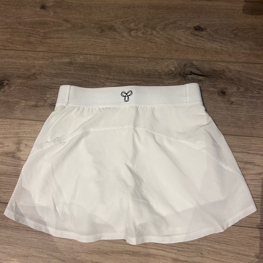 Aritzia White Mini Tennis Skirt